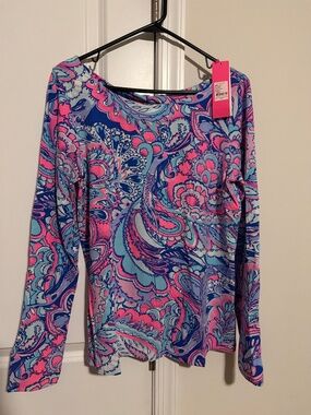 Lilly P long sleeve Tristan top, mermaids call